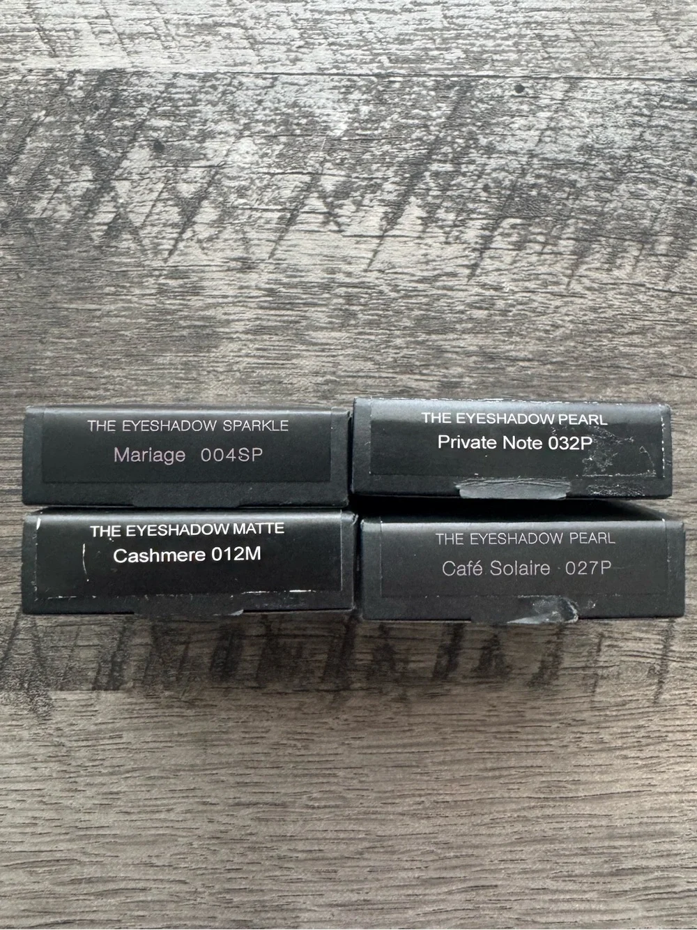 Addiction Tokyo Eyeshadow Bundle - Mariage Cashmere Private Note Café Solaire